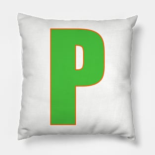 Gallant in Green: P's Defining edge Pillow