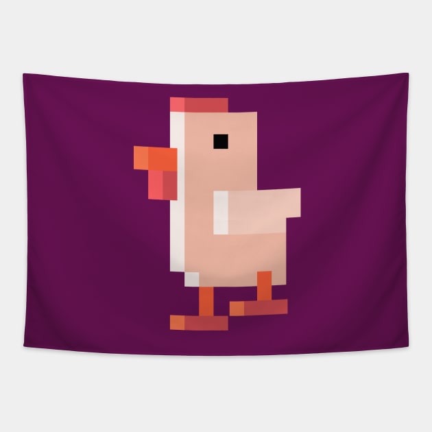 Chicken Jump Tapestry by Pushloop