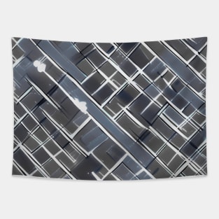 Comic Book Style Gray Brick Wall (MD23Bgs008f) Tapestry