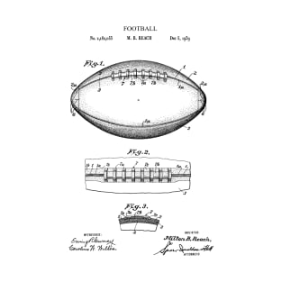 Patent Print 1939 American Football Ball T-Shirt