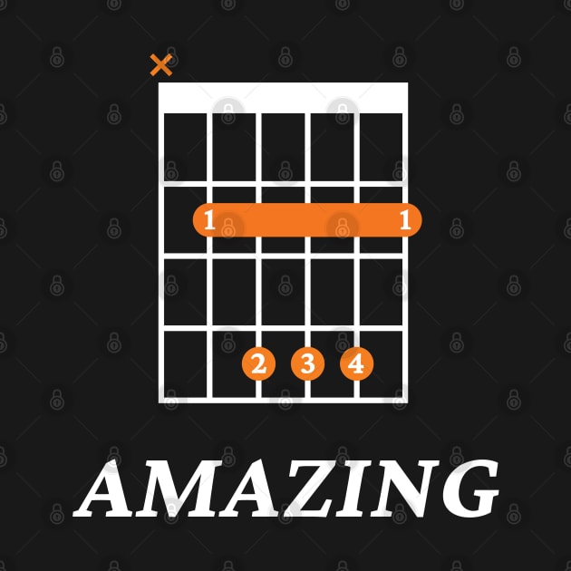 B Amazing B Guitar Chord Tab Dark Theme by nightsworthy