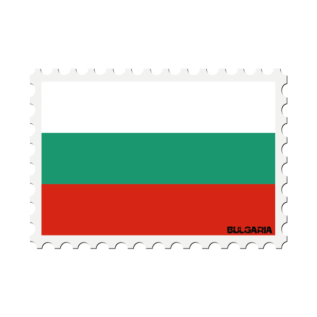 Bulgaria Stamp Flag - Postage Stamps Collection by Art master
