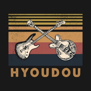 Retro Design Hyoudou Proud Name Guitars Anime T-Shirt