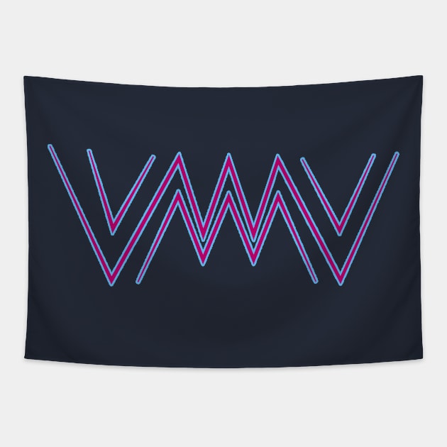 teeth Tapestry by Blue shot