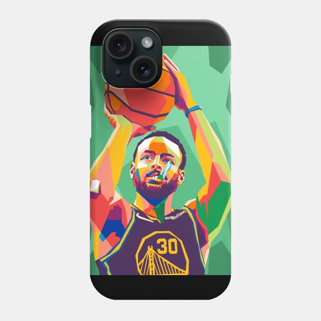 steph curry wpap Phone Case by cool pop art house