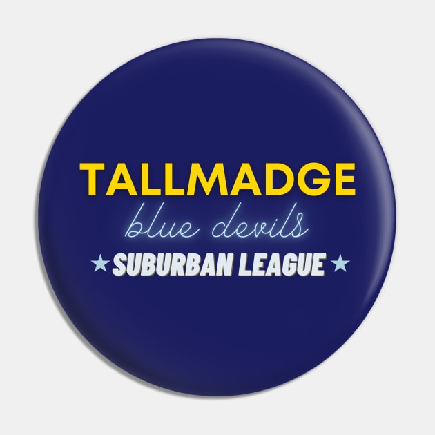 Tallmadge Blue Devils Pride Pin by South Richfield