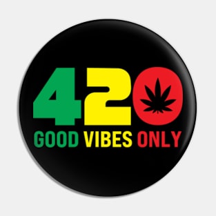 Good Vibes Only Pin