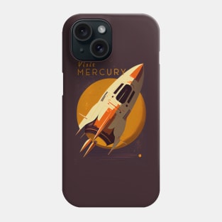 Mercury Adventure Vintage Travel Poster Phone Case