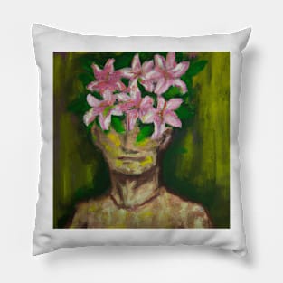 vintage abstract art Pillow