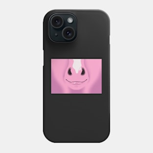 Pink Stripe Horse Face Phone Case