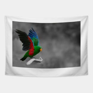 Beautiful brightly coloured Eclectus parrot Tapestry