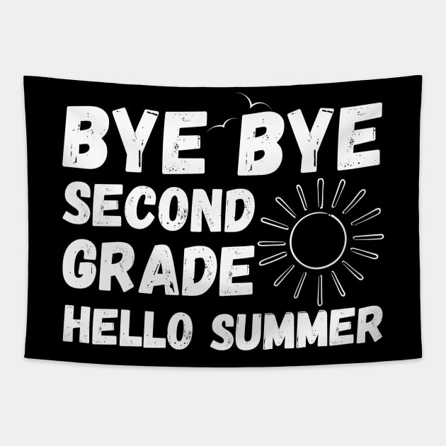 hello summer bye bye second grade Tapestry by yassineid