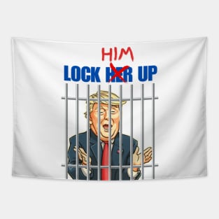 Lock Him Up Tapestry