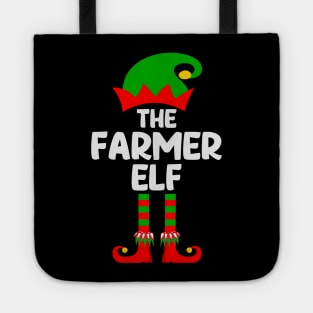 Farmer Elf Matching Family Group Christmas Party Pajama Tote