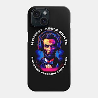 Dropping Freedom: Lincoln Headphone July 4th Design Phone Case