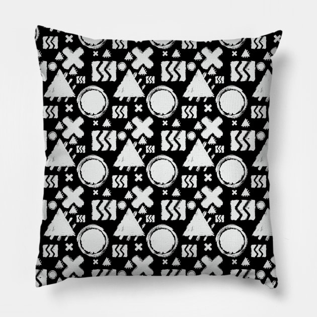 Contrast Geometrix Pillow by Naumovski