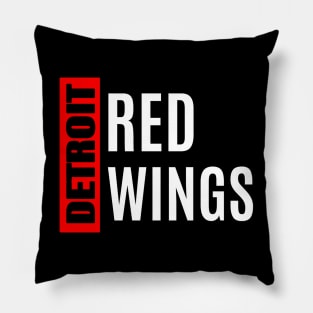 Red wings modern Pillow