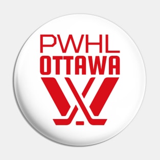 PWHL Ottawa logo Pin