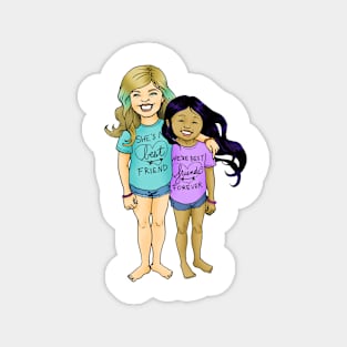 Gracie & Alba - BFFs Magnet