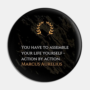 Marcus Aurelius's Directive: Crafting Your Life, Act by Act Pin