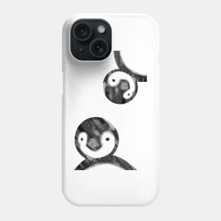 Penguins peeking Phone Case