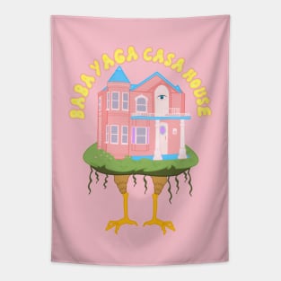 Baba Yaga Casa House Tapestry