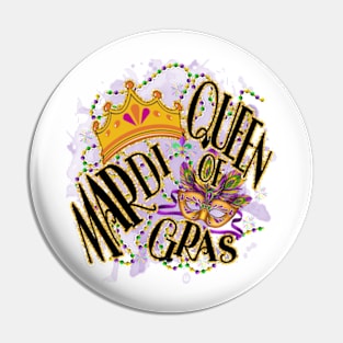 Queen of Mardi Gras Pin