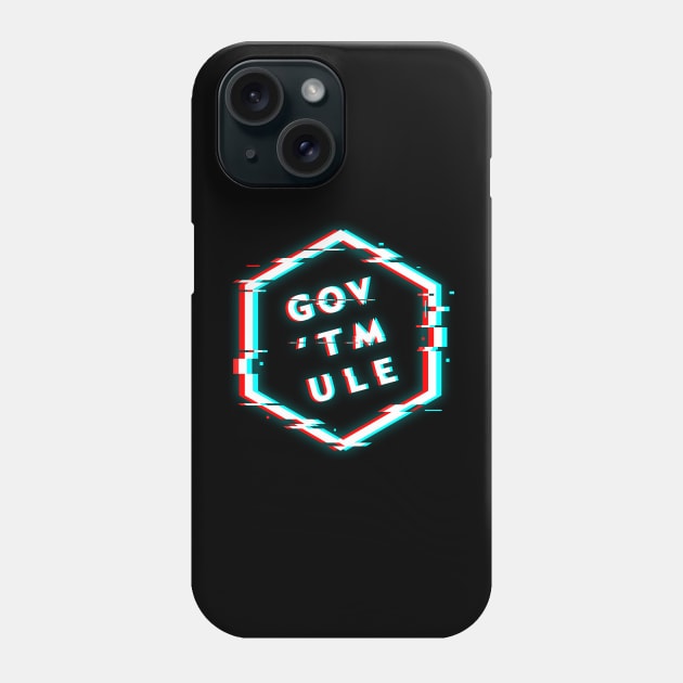 GOV'T MULE POLYGON GLITCH Phone Case by BELLASOUND