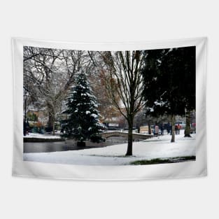 Bourton on the Water Christmas Tree Cotswolds Tapestry