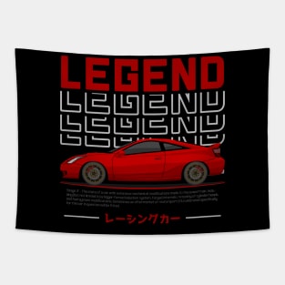 Tuner Red Celica MK7 JDM Tapestry