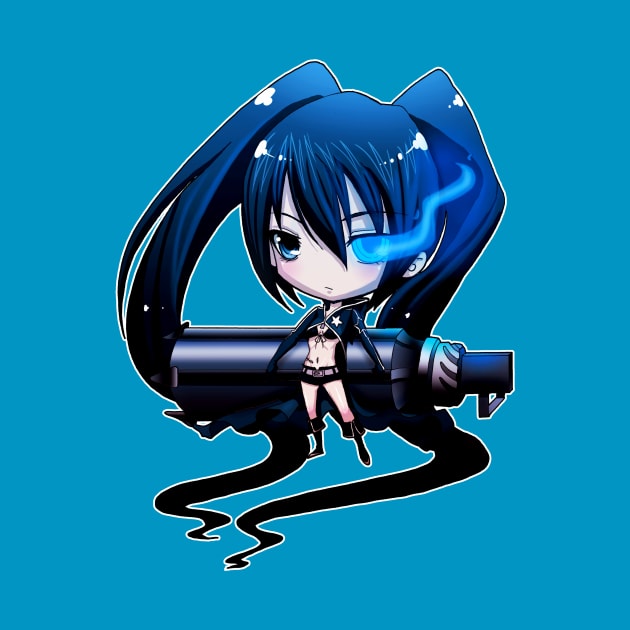 Chibi Black Rock Shooter by DasGnomo