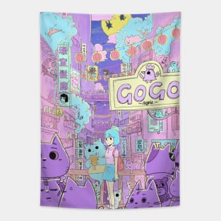 CITY OF CATS Tapestry