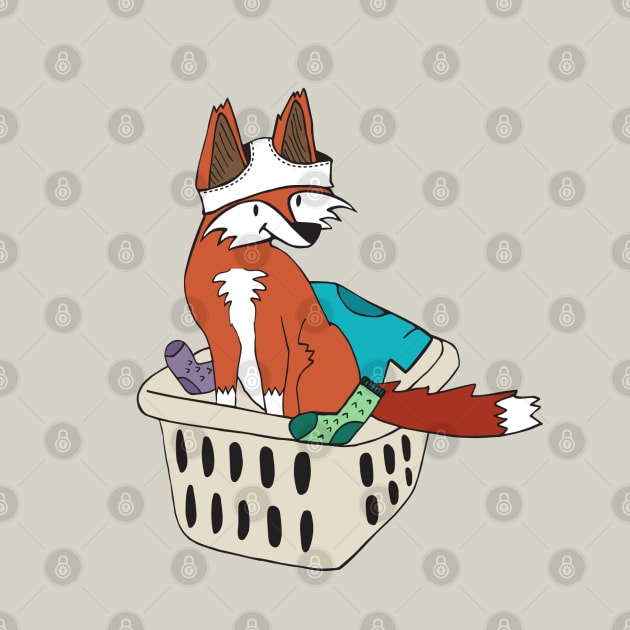 Fox jocks and socks laundry day by so_celia