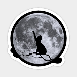 Moon Kitty Magnet