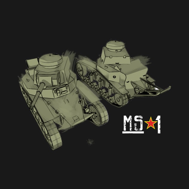 MS-1 RUSSIAN TANK by hierrochulo