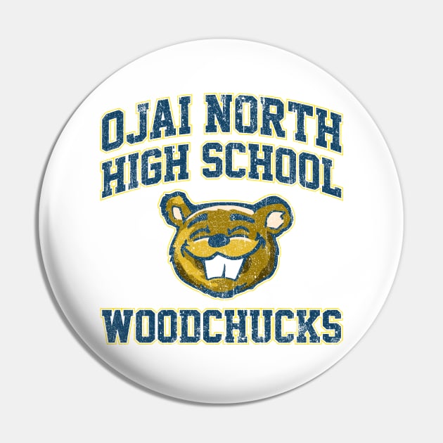 Ojai North High School Woodchucks (Variant) Pin by huckblade
