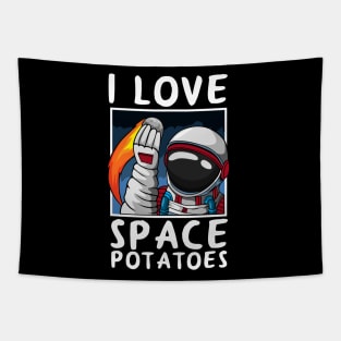 Funny Astronomist Astrophysics Potato Pun T-Shirt Tapestry