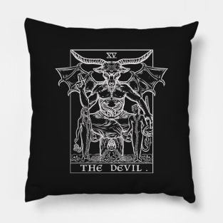 The Devil Tarot Card Baphomet Pillow