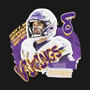 Kirk Cousins Football Tapestry T-Shirt