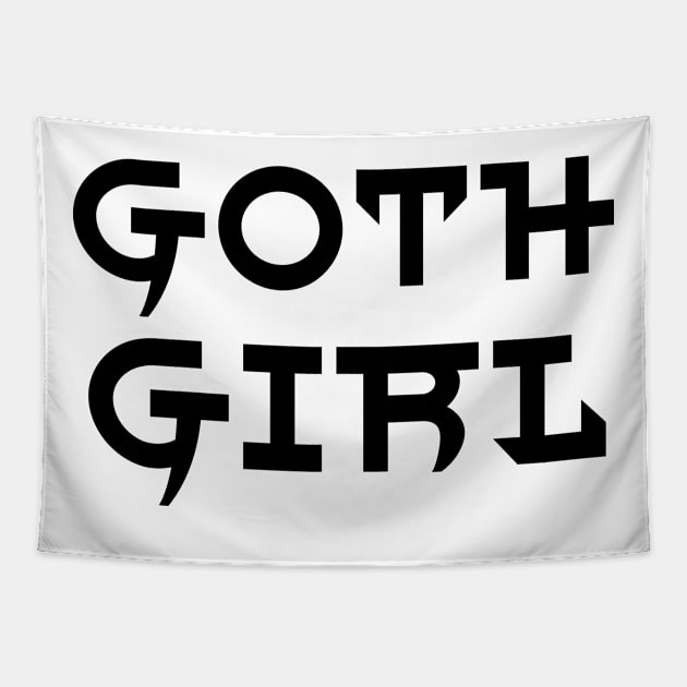 Goth girl Tapestry by shmoart