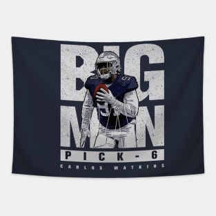 Carlos Watkins Dallas Big Man Tapestry