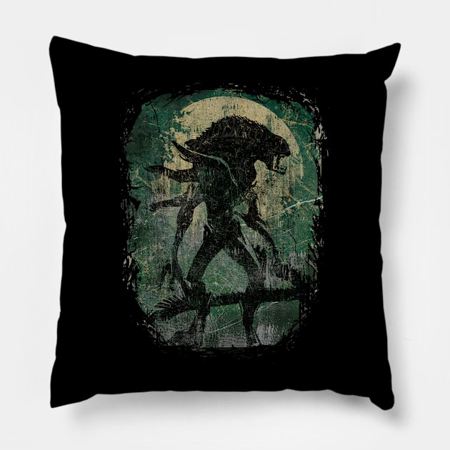 Invaders From The Deep Space Pillow by Original_Wicked