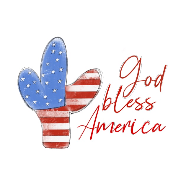 Gog Bless America 4 July by Anna-Kik