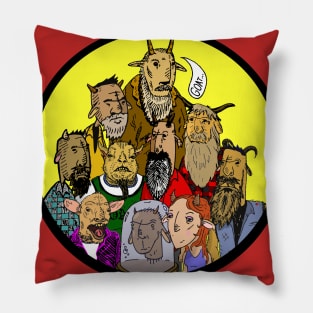 Family GOATS Pillow