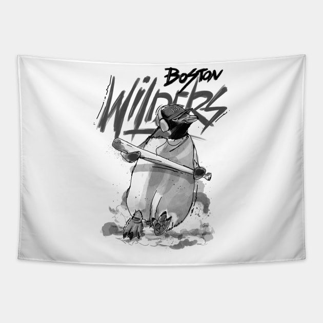 Boston Wilders BW Tapestry by GLORIADEWATA