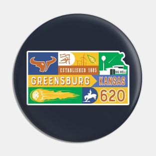 Greensburg Mural Pin