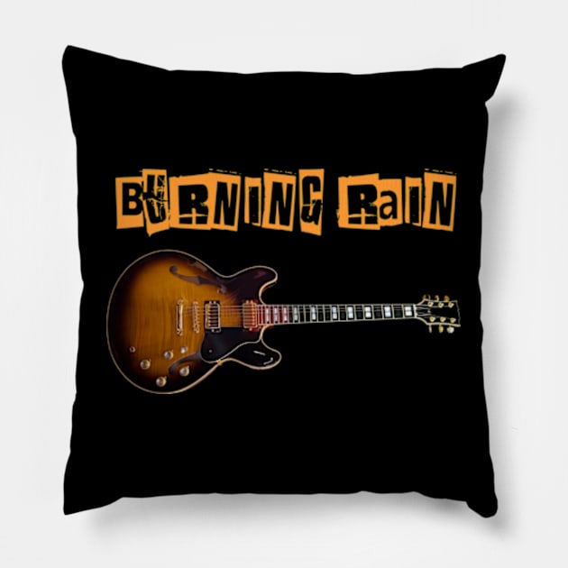 BURNING RAIN BAND Pillow by xsmilexstd