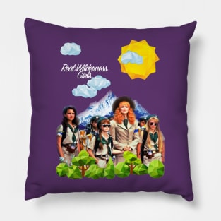 Real Wilderness Girls Pillow