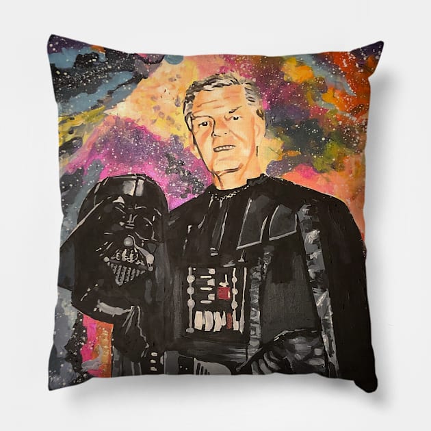 David Prowse Pillow by Deanna Larmeu