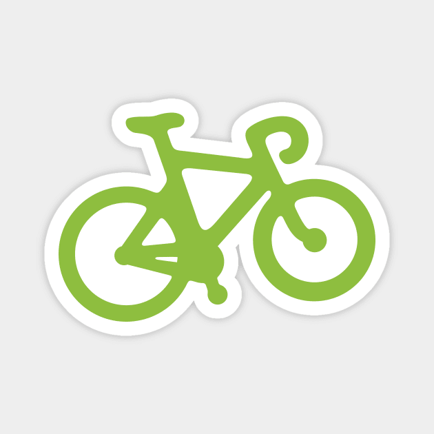 Green Bike Magnet by XOOXOO